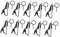 Gatuida 10pcs Iron Lavalier Microphone Clips Mic Holders for Secure Collar Attachment for Stage Performances and Events Easy to Install Sturdy Design
