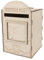 HOKZYHOUSE DIY Wooden Wedding Mailbox, Post Box with Lock Key for Reception Wedding Anniversary Party Decoration(JM01618)