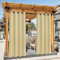 PONY DANCE Tende da Sole per Esterno con Anelli 2 Pezzi L 140 x A 213 cm Curtains Impermeabile Beige per Gazebo e Balconi Tende Termiche per Porta Esterna