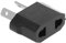 Adapterstecker Adapter Typ I 2-polig auf Typ A - Typ C, schwarz