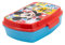 My sweety pop - Caja de merienda para niños, guardería, infancia, escuela, vacaciones, comida de 17 cm, idea de regalo, Mickey Mouse, color azul y rojo