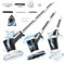 Minthouz Electric Spin Scrubber, Electric Cleaning Brush with 6 Replaceable Brush Heads and Extension Arm Electric Scrubbing Brush 90mins Work Time Power Scrubber for Kitchen, Car, Tile, Wall, Floor