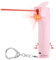 3-In-1 Persönlicher Sicherheitsalarm mit Tierabwehrspray Selbstverteidigungs Schlüsselanhänger, 130dB Sirene & Stroboskoplichter, Wiederaufladbar, Sprühflasche Austauschbar Rosa