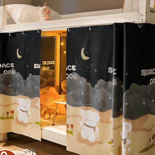 XHCTNN Bettvorhang Hochbett Vorhang - BettvorhäNge Bett Vorhang Geeignet FüR Schulen, Wohnheime, SchlafsäLe, Etagenbetten(B,45-3pcs)
