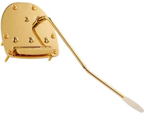 Guitare électrique Système de trémolo Bridge Vibrato Cordier avec barre Whammy Tremolo Bras pour Jaguar/Jazzmaster sans bouton de verrouillage Doré