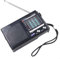 Radio portable AM/FM/météo, design compact portable avec antenne télescopique, son clair et alimentée par piles (2 x AA), idéale pour une utilisation en urgence/en extérieur, comprend 1 récepteur