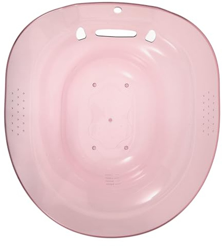 Sitzbadewanne für Frauen, für Toilettensitz, Pet, Rutschfest, Rosa