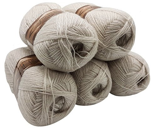 Alize Pailletten, Baumwolle, 500 g, einfarbig, 500 g, Tallique; Baumwolle mit 20% Wolle, Sand 599