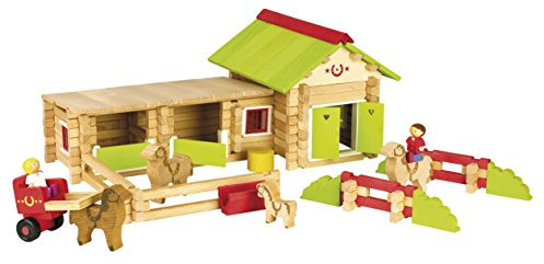 JeuJura Zentrum Pilz 180, Pieces Spiel Holz, BAU-, 8057, Mehrfarbig
