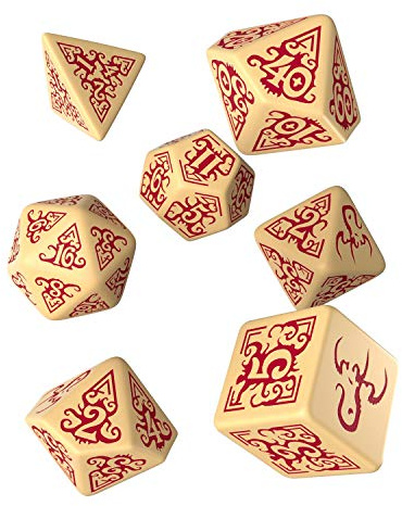 Q-Workshop CTX1N - Call of Cthulhu: Masks of Nyarlathotep Dice Set (7)