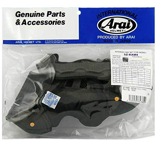 Arai Mousse intérieure (s) 12 mm Casque Jet Type LRS