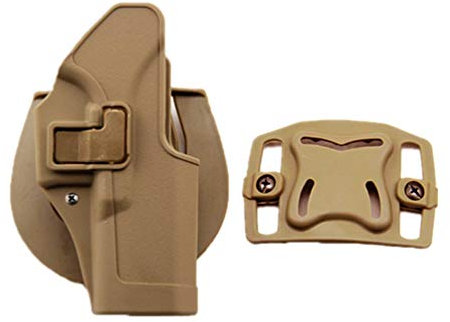 WISEONUS Tactical Airsoft Gürteltasche Rechtshänder Paddle Gürteletui für Glock 17 19 22 23 31