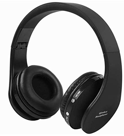 Bluetooth Wireless Gaming Headset with Microphone,Pro Headset for Ps4, Foldable Over-Ear Headphone Hifi Stereo Earphone, Soft and Comfortable Earmuffs, Noise Cancelling Function