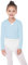 Bezioner Kinder Ballett Wickeljacke Gymnastik Tanz Ballettjacke Lange Ärmel für Mädchen Damen (M(110-130cm), Blau)