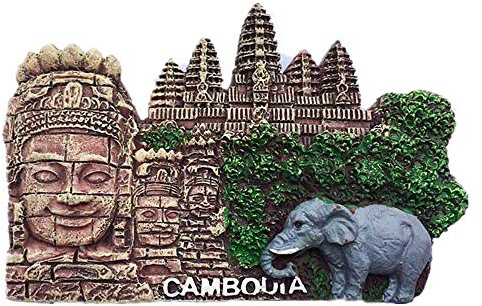Kambodscha Kühlschrankmagnet, Reise-Souvenir, Geschenk, Heimküche, Dekoration, Magnetaufkleber, Kambodscha, Kühlschrank-Magnet-Kollektion