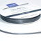 Vaessen Creative Satinband, Stahl, 3 mm x 10 m Doppelsatinband, Schleifenband, Dekoband, Geschenkband, Stoffband für Hochzeit, Taufe und Geburtstagsgeschenke