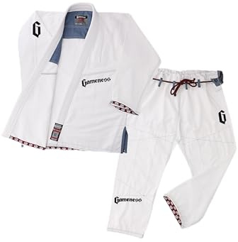 Gameness Male Jiu Jitsu Pearl Gi 2.0 | BJJ Gi White A0