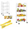 HK Online 4 Tier VEGETABLE RACK & PEELER -Store Fruits & Vegetables, Storage Rack (4 Tier VEG Rack & Peeler)