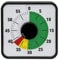 TimeTEX Zeitdauer-Uhr Automatik magnetisch, 19x19 cm, mit Ampelscheibe - 61978