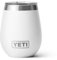 YETI Rambler Weinbecher, Vakuumisoliert, Edelstahl, mit MagSlider-Deckel, White, 10 oz (296 ml)