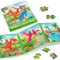 SYNARRY Dinosaur Puzzles - 20 Piece Magnetic Puzzles for Kids Ages 3-5, Travel Activity Toys for Car, Airplane, Road Trip