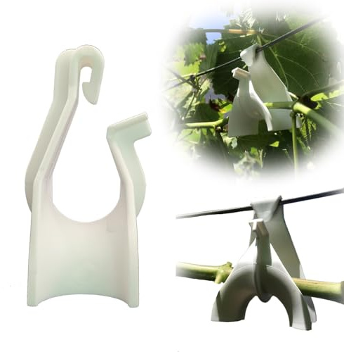Kunststoff Rebe hängenden Haken für Kletterpflanzen im Freien Pflanze Reben Unterstützung Clips Garten Draht und Rebe Fixture Clips hängende Halterung 10PCS