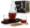 Whiskey Decanter Set - Includes 2 Whisky Glasses, Perfect for Dad, Husband, Boyfriend, or Step Dad Gifts - Bar & Home Accessories