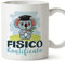 Mugffins Tazza in ceramica per FISICO uomo 11 oz / 350 ml - In italiano - Koalificato/Koalificata - Idea regalo per compleanno, anniversario, natale, laurea