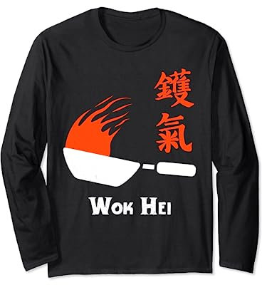 Wok Hei La esencia de la cocina china Cocinar Sabores Wok Manga Larga