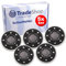 Trade-Shop Lot de 5 plateaux de ponçage Velcro 125 mm compatibles avec Festool ST-STF 125/8-M4-J W-HT, 492280 / ponceuse excentrique de rechange