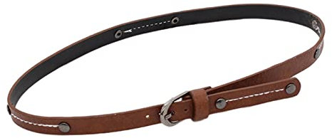 LIGSLN Bande de Chapeau Américain Fedora - En Cuir - Western Cowboy - Ceinture - Paille