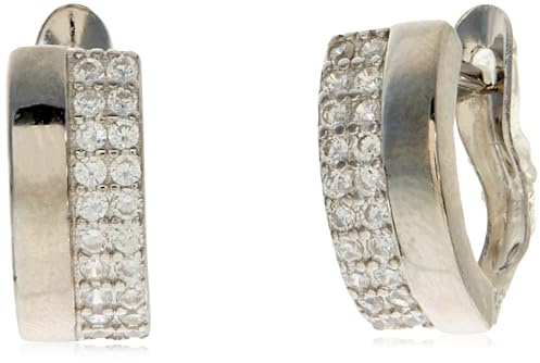 Beneto Timeless Silver Ohrringe mit Zirkonen AGUC1448 sBE1551 Marke, Estándar, Nicht-Edelmetall, Kein Edelstein