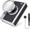 HIYQIN Mini EVO Lens Cap, Lens Protective Cap Compatible with Fujifilm Instax Mini Evo, Instax Mini Evo Lens Protective Cover - Plastic, Silver