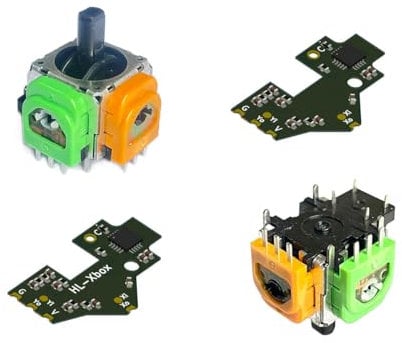 ElecGear Hall Joystick di Ricambio per Xbox Controller, 2x Stick di Controllo Effetto Hall + 2x PCB di Calibrazione + Strumenti di Riparazione e Dissaldatura per Stick Analogici – HL-Xbox
