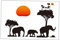 Abaodam elefant wandaufkleber 3D-Tapete TV-Hintergrund-Wandaufkleber kühlschrankdeo kühlschranklampe Tisch elefanten wandtattoos Dekorative Aufkleber Acryl Applikationen bilden Wandgemälde