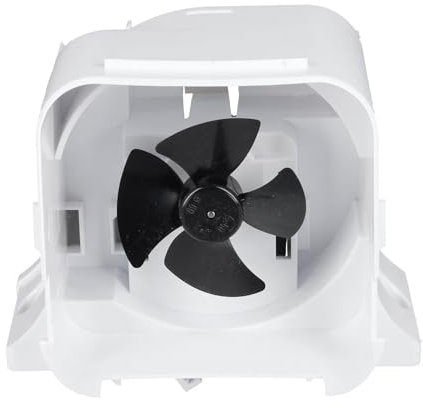 eRicambi, Assieme Motoventilatore Ventola Completa per Frigorifero, Compatibile con Ignis Whirlpool Hotpoint, Switch Interruttore, Ventola da Ø 60 (mm)