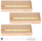 KOIROI Base de pantalla de luces LED, base de luz LED, base de luz LED, base para cristal acrílico, soporte rectangular de madera LED, base para lámpara de escritorio, base LED para cristal acrílico