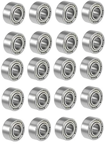 XOXVURI 20Stk Rillenkugellager 684ZZ Doppelt abgeschirmt 4 x 9 x 4mm Kohlenstoffstahl Kugellager Chromstahl doppelt abgeschirmt für Maschinen und Werkzeuge