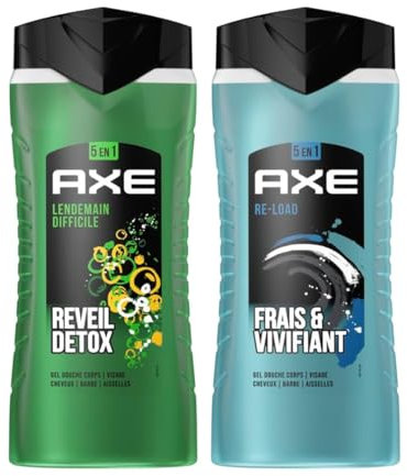 Axe, lot de 2 gels douches