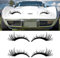 Wimpern Auto Scheinwerfer,Auto Wimpern Aufkleber,Auto Aufkleber Groß,Auto Wimpern Aufkleber Abnehmbarer Wimpern-Autoaufkleber,Modifizierter Autoaufkleber, Dekorativer Körperaufkleber, Auto-Styling