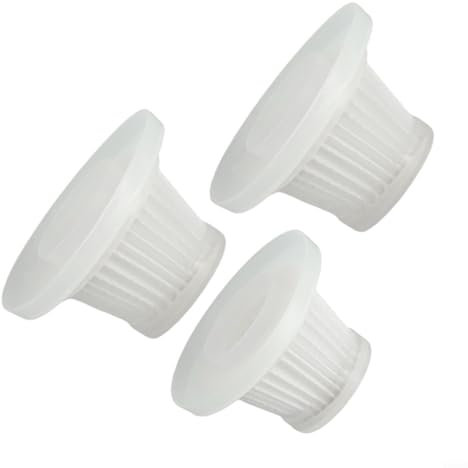 Jonikuper Filter für kabellosen Handstaubsauger, waschbar, wiederverwendbar, HEPA-Filter, Ersatz für Auto-Staubsauger, 3 Stück