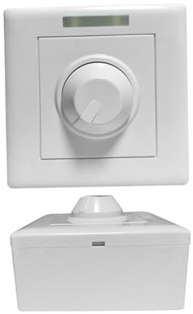 Hemobllo LED Dimmer Für LED Streifen Controller Für Dimmbare Schrankbeleuchtung 0 10V PWM Dimmer Mit Konstantem Spannungsoutput Für Lichtleisten Und Paneele 220V