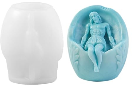 Ostereier Silikonform - 3D Ostereier Gießform zur Herstellung von Osterkerzen | DIY Duftkerzenform | DIY Duftkerzenform | Kerzenform für Dekoration für die