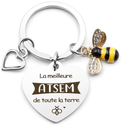 Cadeau Maitresse Cadeau Atsem Maternelle Merci Maitresse Porte Clef Cadeau Maitre D'École Merci Maitresse Cadeau Merci De M'avoir Aidé À Grandir Creche Cadeau Aesh Cadeau Professeur, Institutrice