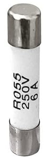 ZWRUBSPY Fusible 100 Uds. Tubos fusibles rápidos 5x25mm 0.5A 1A 2A 6A 8A 10A 15A 16A 250V Tubos fusibles de cerámica Mini Fusible Solar Horno microondas Fusible(16A)