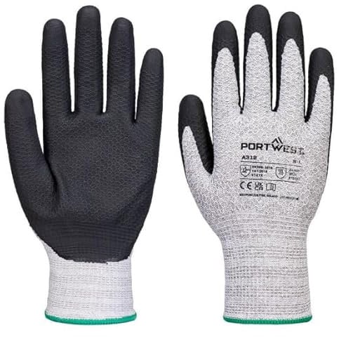 Guante tejido de nitrilo con punto de diamante Grip 13 (12 pares) A312