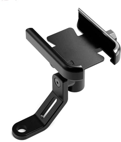 Soporte Móvil Moto para Loncin para VOGE SR4 para MAX para SR4MAX 2022-2023 Soporte Manillar Motocicleta CNC Teléfono Móvil Y GPS Soporte Móvil Bicicleta(B Black)