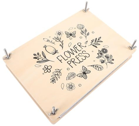 jojofuny 1 Satz Pflanzenpresse selber Machen Pressset Pressemappe gepresste Blumen schnell trocknende Blumenpresse Werkzeug Blumen drücken Blumenerhaltungsset Metall