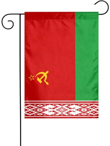 Flagge von Belarus Gartenflagge, doppelseitig, 30,5 x 45,7 cm, Flaggen für Outdoor-Urlaubsdekorationen, langlebige Hofflagge