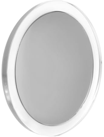Alipis Miroir Cosmétique Grossissant 30x avec Ventouses, Verre de 10 Cm, Miroir de Maquillage Professionnel sans Perçage pour Salle de Bain et Voyage